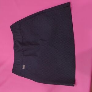 Black stretch ladies golf skort